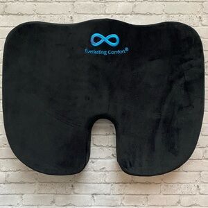 Everlasting Comfort Black Memory Foam Seat Cushion